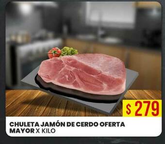 Supermercados Mayor Chuleta Jamón De Cerdo Oferta Mayor X Kilo oferta