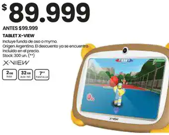 Changomas TABLET X-VIEW oferta