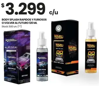 Changomas BODY SPLASH RAPIDOS Y FURIOSOS O VOLVER AL FUTURO 120 ML oferta