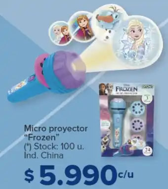 Carrefour Micro proyector Frozen oferta