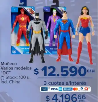 Carrefour Muñeco Varios modelos DC oferta