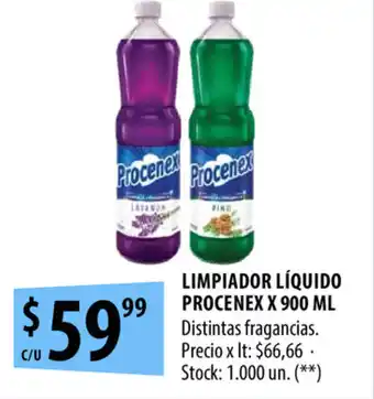 Punto Mayorista Procenex Limpiador Líquido x 900 ml oferta