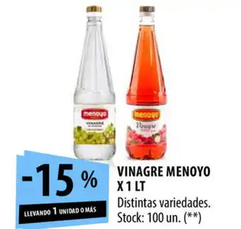 Punto Mayorista Menoyo Vinagre x 1 lt oferta