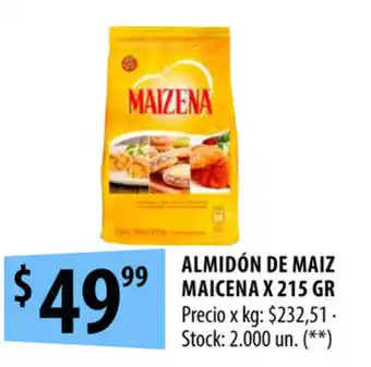 Punto Mayorista Maicena Almidón De Maiz x 215 gr oferta