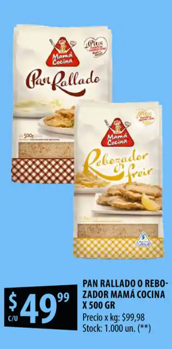 Punto Mayorista Mamá Cocina Pan Rallado O Rebozador x 500 gr oferta