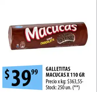 Punto Mayorista Macucas Galletitas x 110 gr oferta