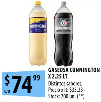 Punto Mayorista Cunnington Gaseosa x 2.25 lt oferta