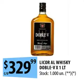Punto Mayorista Doble-V Licor Al Whisky x 1 lt oferta