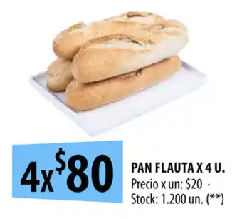 Punto Mayorista Pan Flauta x 4 u oferta