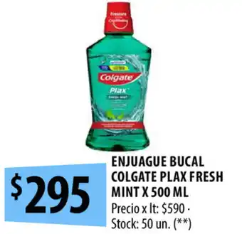 Punto Mayorista Colgate Enjuague Bucal Plax Fresh Mint x 500 ml oferta