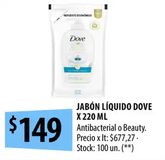 Punto Mayorista Dove Jabón Líquido x 220 ml oferta