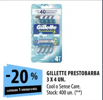 Punto Mayorista Gillette Prestobarba 3 x 4 un oferta