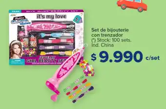 Carrefour Set de bijouterie con trenzador oferta