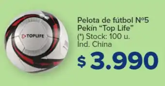 Carrefour Pelota de fútbol N°5 Pekin "Top Life" oferta