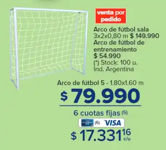Carrefour Arco de fútbol 5 - 1.80x1.60 m oferta