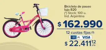 Carrefour Bicicleta de paseo lujo R20 oferta