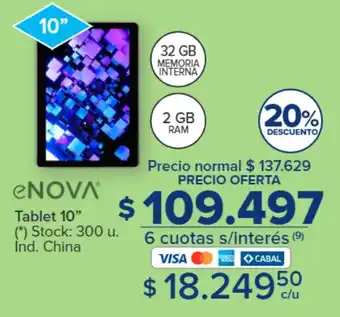 Carrefour eNOVA Tablet 10" oferta