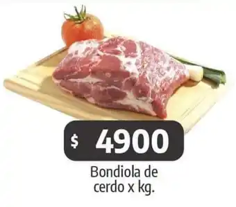 Autoservicio Capo Bondiola de cerdo x kg. oferta