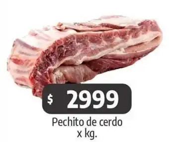 Autoservicio Capo Pechito de cerdo x kg. oferta