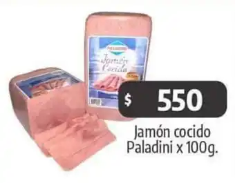 Autoservicio Capo $ 550 Jamón cocido Paladini x 100g. oferta