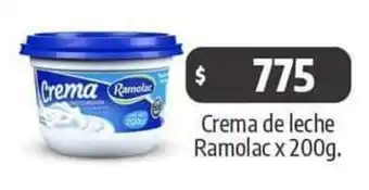 Autoservicio Capo Crema de leche Ramolac x 200g. oferta