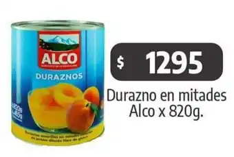 Autoservicio Capo Durazno en mitades Alco x 820g. oferta