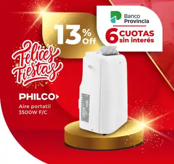 Naldo Lombardi PHILCO Aire portatil 3500W F/C oferta
