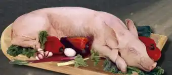 LECHON ENTERO CONGELADO, X KG.