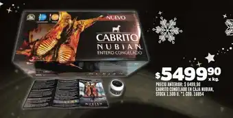 Coto CABRITO CONGELADO EN CAJA NUBIAN, X KG. oferta
