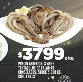 Coto TENTÁCULOS DE CALAMAR CONGELADOS, X KG. oferta