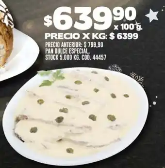 Coto PAN DULCE ESPECIAL, X 100 G. oferta