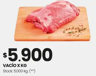 Changomas VACÍO X KG oferta
