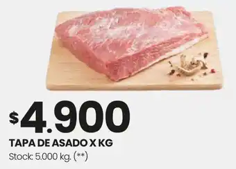 Changomas TAPA DE ASADO X KG oferta