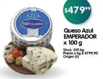 Supermercados Buenos Días Queso Azul EMPERADOR x 100 g oferta