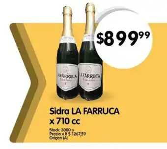Supermercados Buenos Días Sidra LA FARRUCA x 710 cc oferta