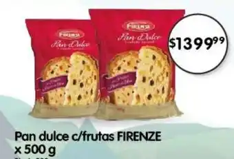 Supermercados Buenos Días Pan dulce c/frutas FIRENZE x 500 g oferta