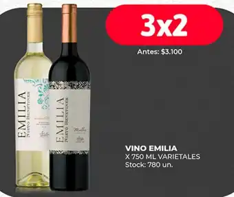 Supermercados Tadicor VINO EMILIA X 750 ML VARIETALES oferta
