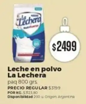 Supermercados Vea Leche en polvo La Lechera paq. 800 grs. oferta