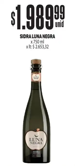 Makro SIDRA LUNA NEGRA x 750 ml oferta