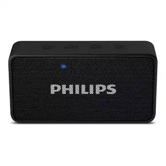 Frávega Parlante portátil bluetooth philips bt60bk/94 oferta