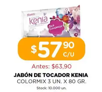 Super MAMI Jabón De Tocador Kenia Colormix 3un x 80gr oferta