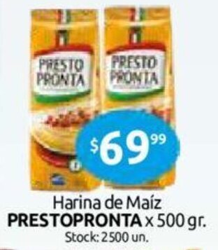 Cordiez Prestopronta Harina de Maíz x 500gr oferta