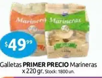 Cordiez Primer Precio Galletas Marineras x 2200gr oferta