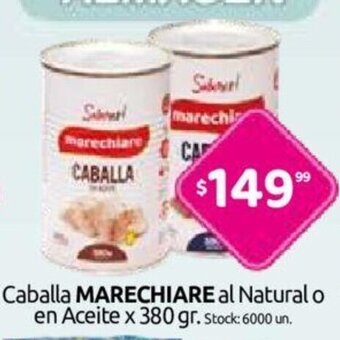 Cordiez Marechiare Caballa al Natural o en Aceite x 380gr oferta