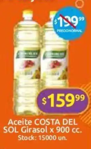 Cordiez Costa Del Sol Aceite Girasol x 900cc oferta