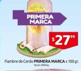 Cordiez Primera Marca Fiambre de Cerdo x 100gr oferta