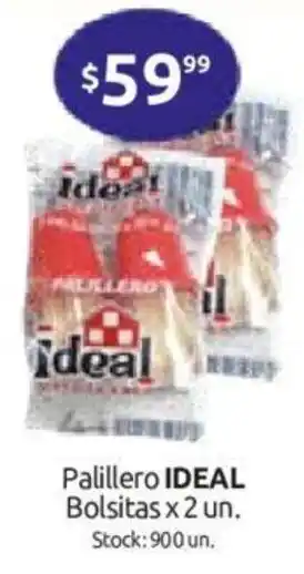 Ideal Palillero Bolsitas x 2un