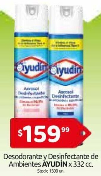 Cordiez Ayudín Desodorante y Desinfectante de Ambientes x 332cc oferta