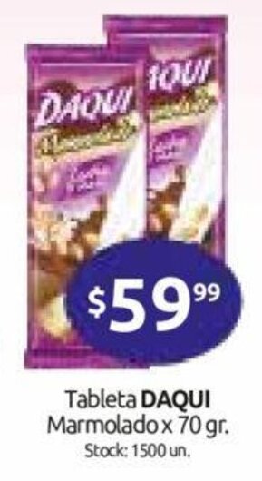 Cordiez Daqui Tableta Marmolado x 70gr oferta