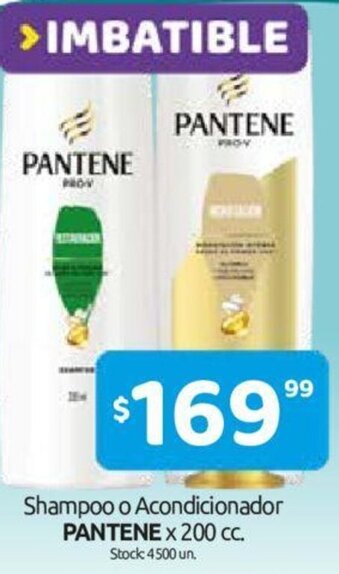 Cordiez Pantene Shampoo o Acondicionador x 200cc oferta